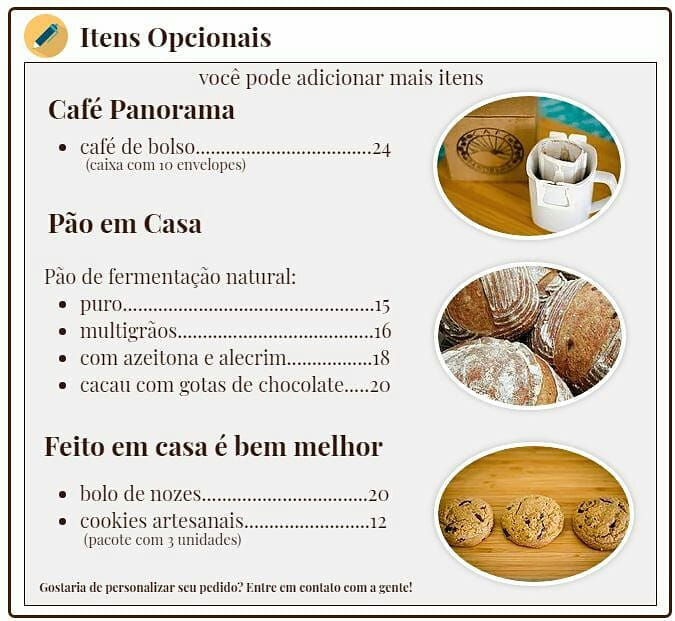Miniatura: Kit café, pão e bolo