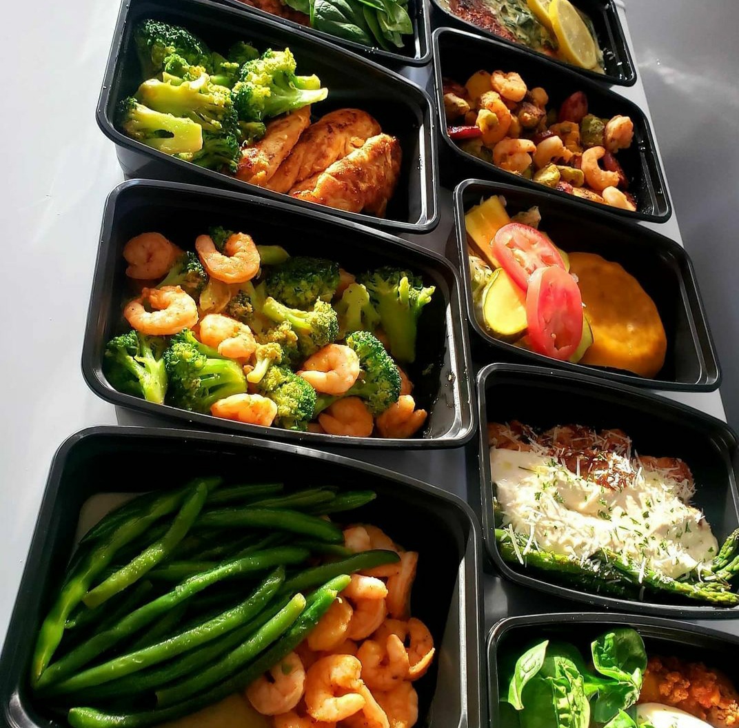 Arranged Food and Objects