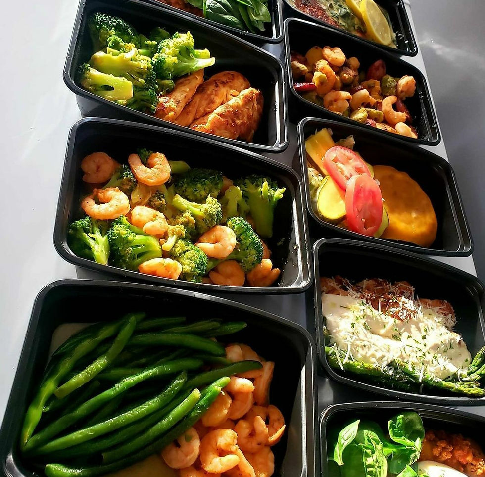 Arranged Food and Objects