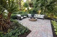 fire pit patio border planting outdoor furniture.webp