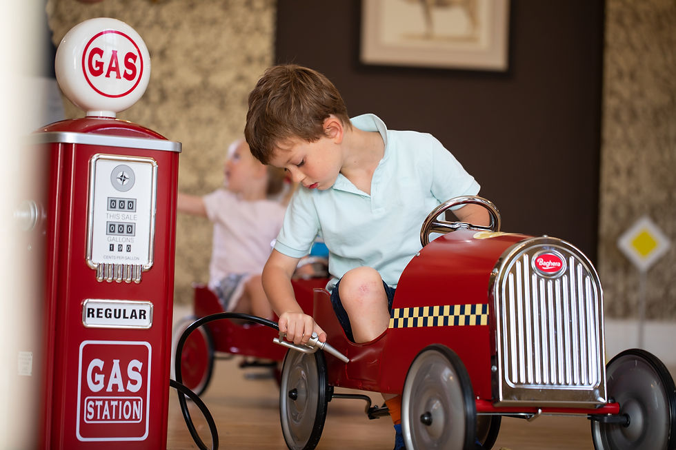 Kids enjoying a Dinky Drivers party