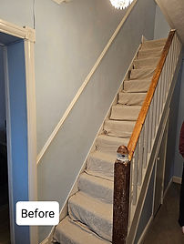 stairs, hallways, landings