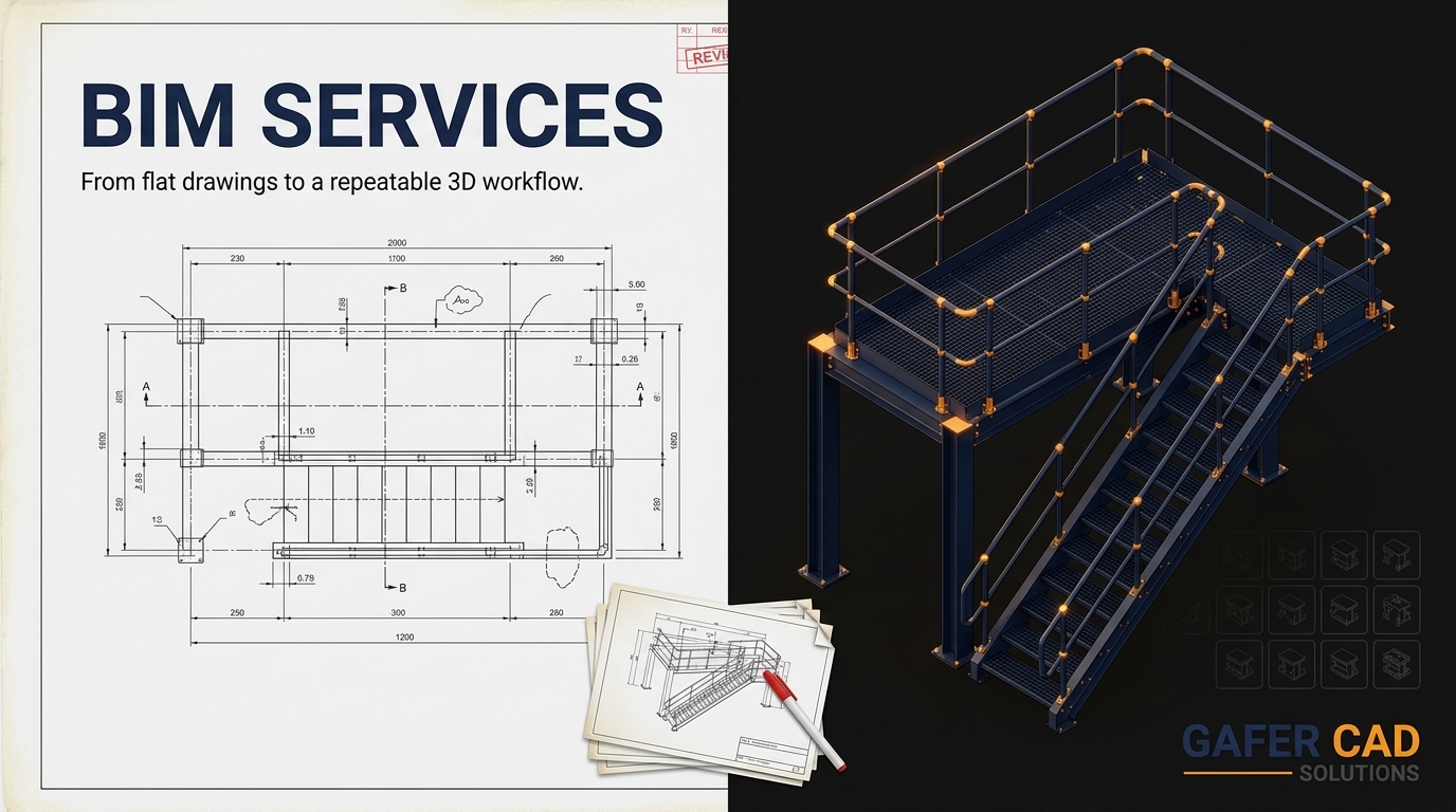 BIM services that turn drafting into a repeatable operational system