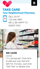 Zdraví website templates – Lékárna