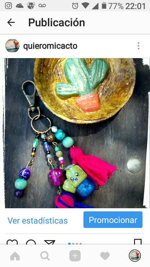 LLaveros cactus Kawaii