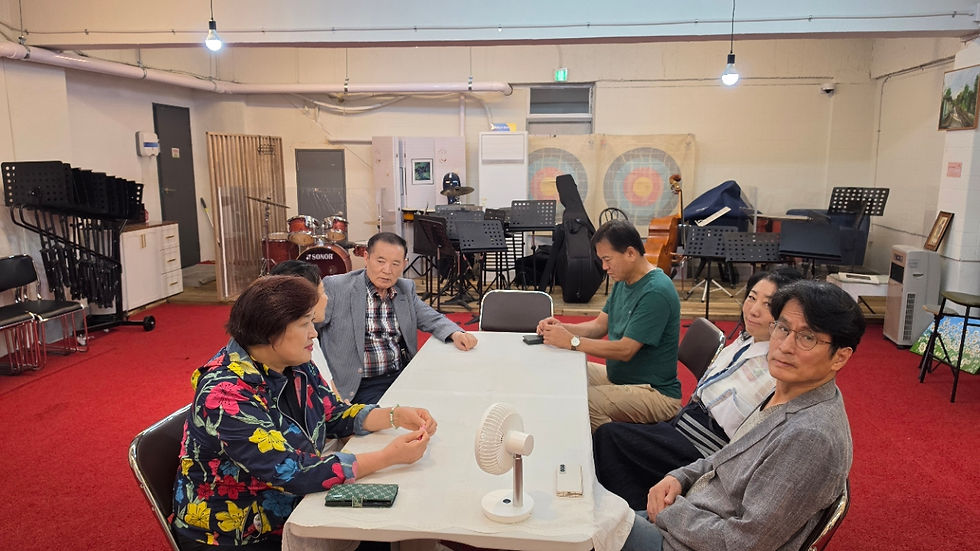 빛나사국제교류단 7월 모임