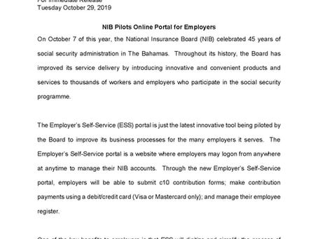 Press Statement About The New NIB Portal