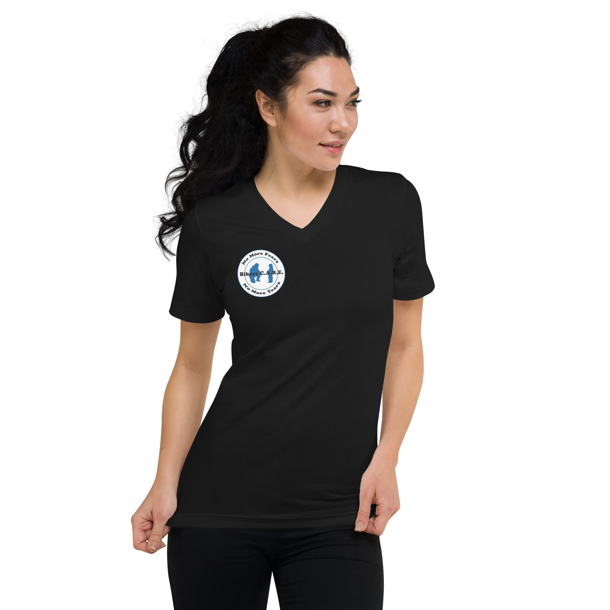 Unisex Short Sleeve V-Neck T-Shirt