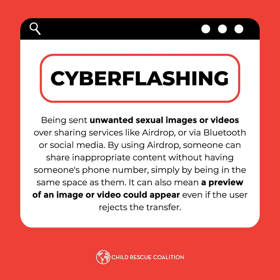 CYBERFLASHING - What is it and How you protect your kids from it!