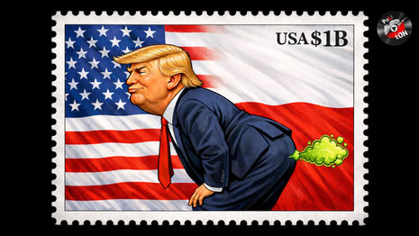 PoliTON - Trump - znaczek 999