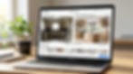 ArchiGPT AI interior design generator interface showing a kitchen photo transformed into a Scandinavian kitchen render.