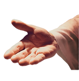 Inviting hand