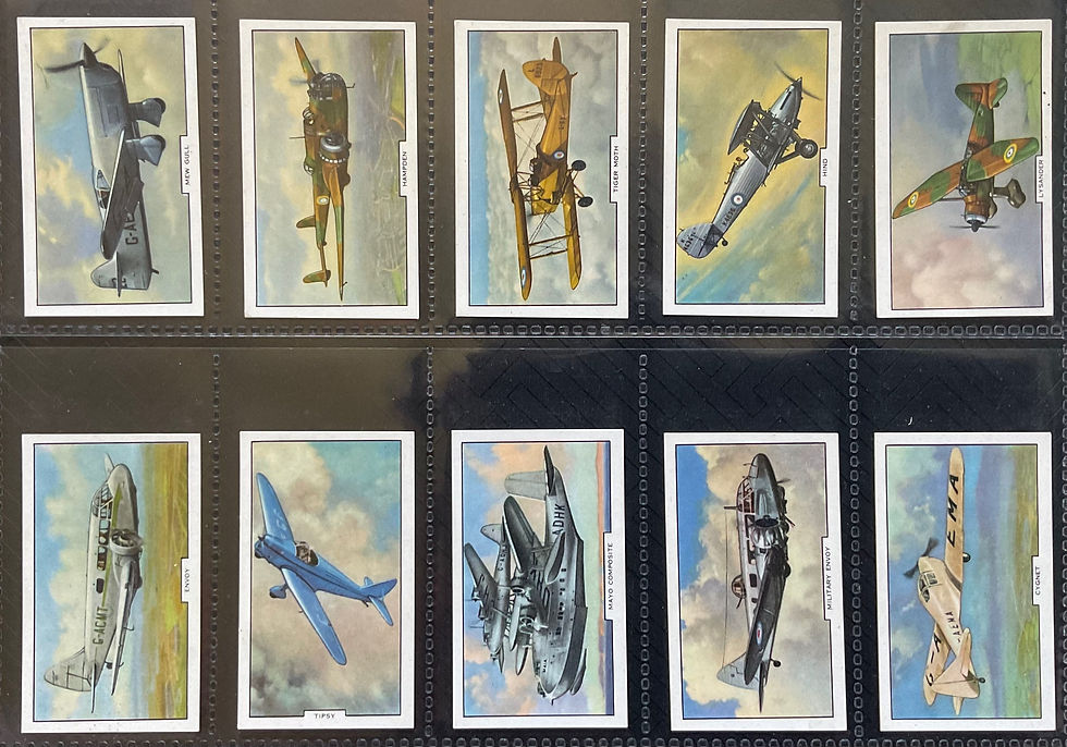 Thumbnail: Gallaher Aeroplanes Cigarette Cards