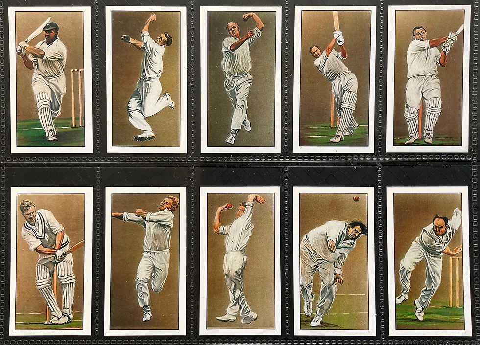 Thumbnail: Tony Sheldon Olden Goldies Cricket Trade Cards