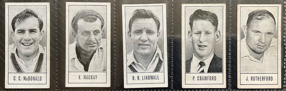 Thumbnail: Barratt Test Cricketers Series A Trade Cards
