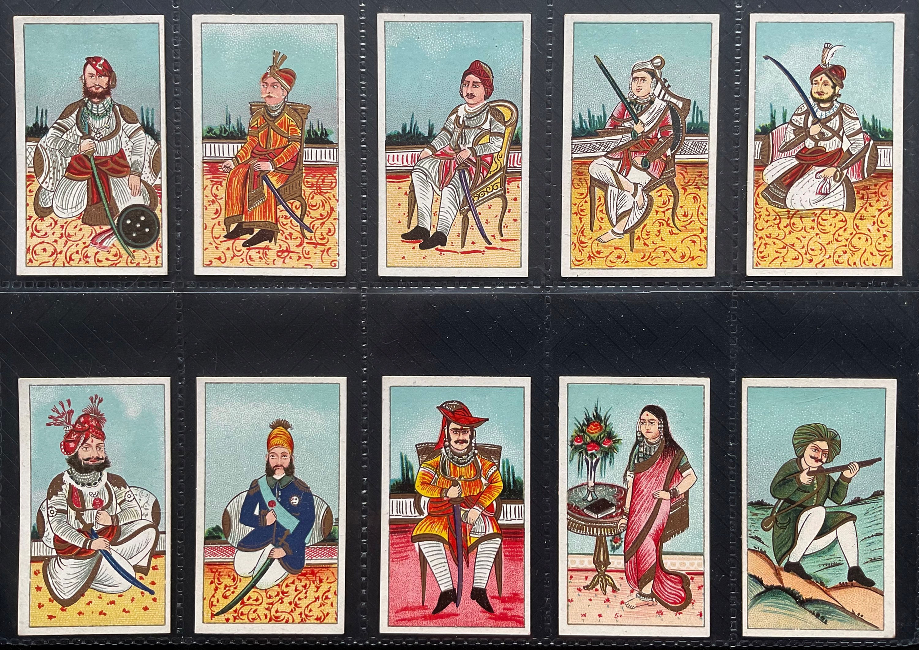 British American Tobacco B.A.T Indian Mogul Paintings Cigarette Cards