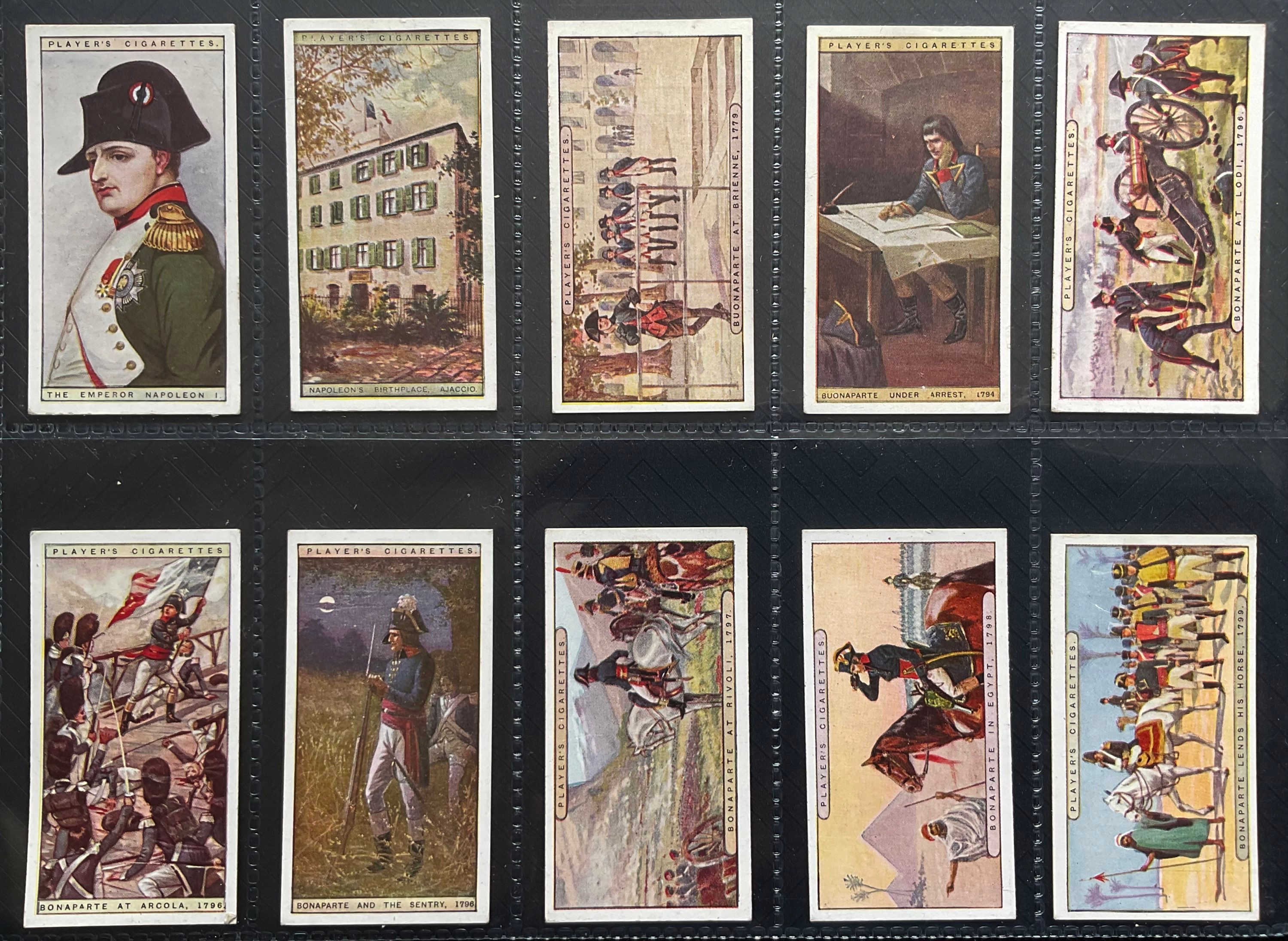 Players Napoleon Cigarette Cards
