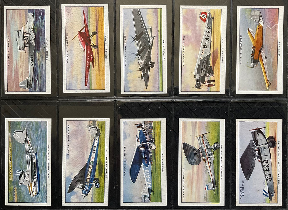 Thumbnail: Players Aeroplanes Civil Cigarette Cards