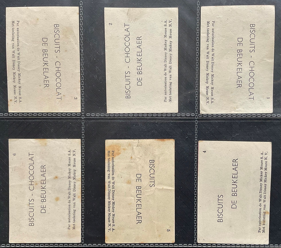 Thumbnail: De Beukelaer Pinocchio Series Trade Cards