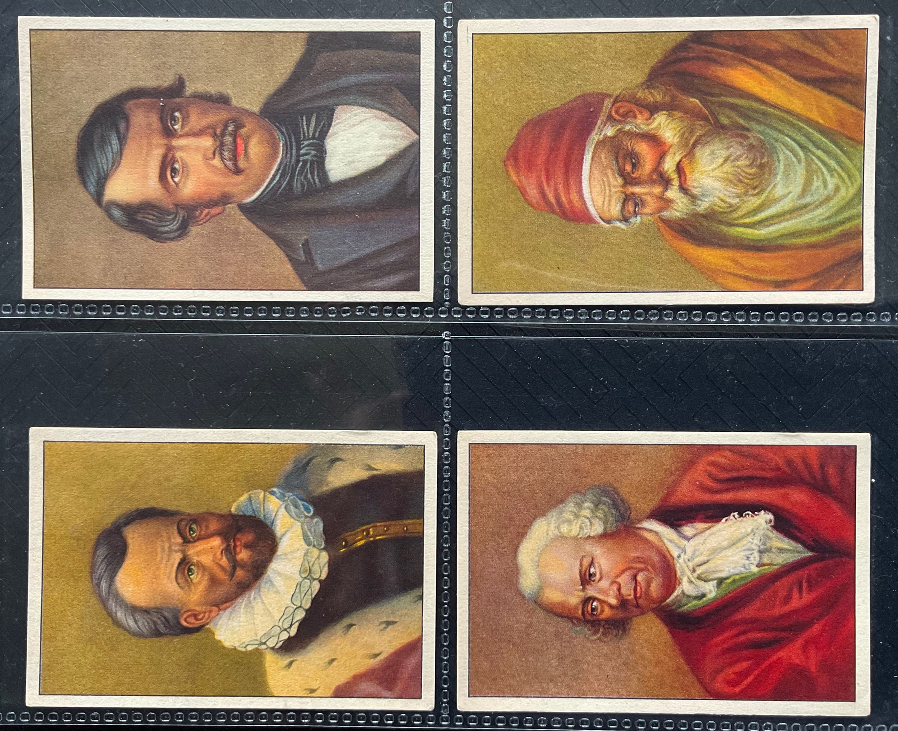Anonymous Famous Men Belgian Issue Cigarette Cards