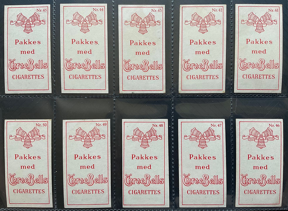 Thumbnail: Bells Women Of All Nations Printed Back Cigarette Cards