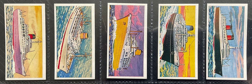 Thumbnail: Barratt Merchant Ships Of The World Black Back Confectionary Cards