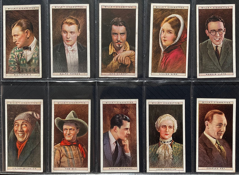 Thumbnail: Wills Cinema Stars 1st Series Cigarette Cards