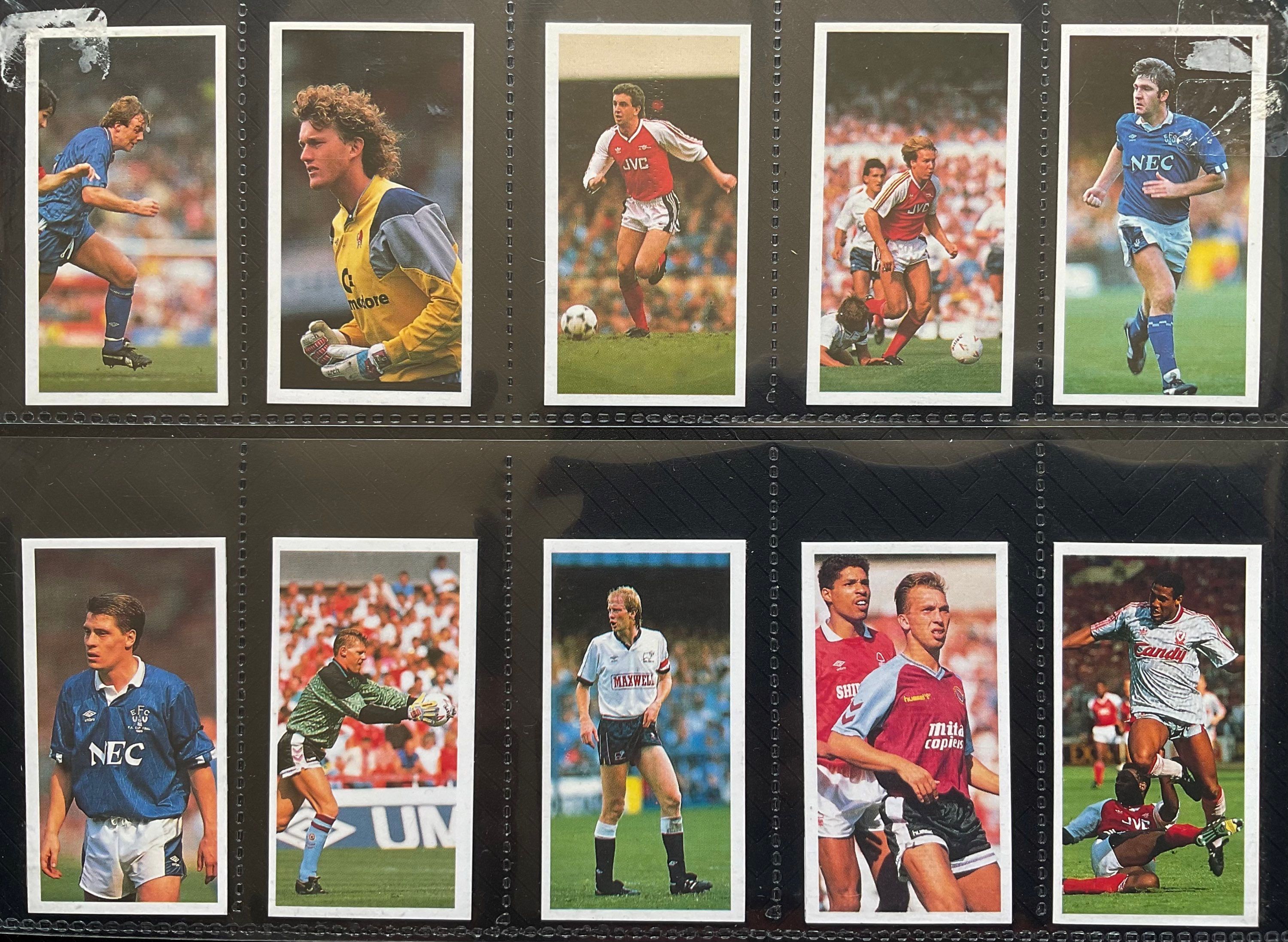 Bassett Barratt Division Football Candy Sticks 1990-1991 Confectionary Cards