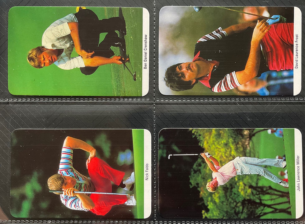 Thumbnail: Fax Pax Golf Trade Cards