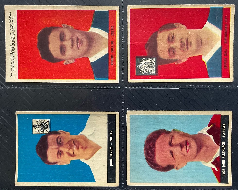 Thumbnail: A&BC Footballers Without Planet 49-96 Bubblegum Cards