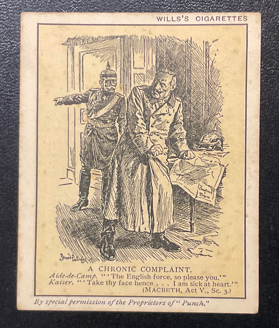 Thumbnail: Wills Punch Cartoons Series 1 Cigarette Cards
