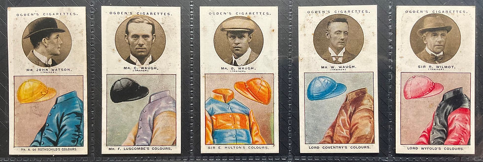 Thumbnail: Ogdens Trainers & Owner Colours 1st Series Cigarette Cards