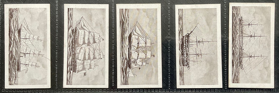 Thumbnail: Dominion Old Ships Second Series Cigarette Cards