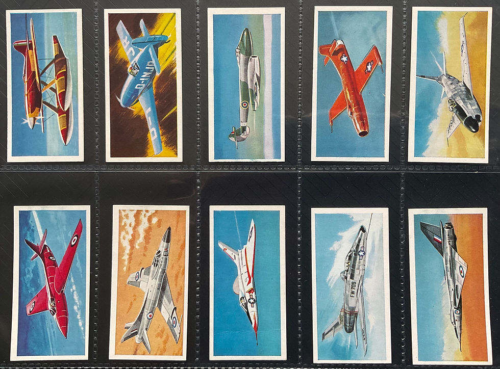 Thumbnail: Lyons Tea Wings Of Speed Tea Cards