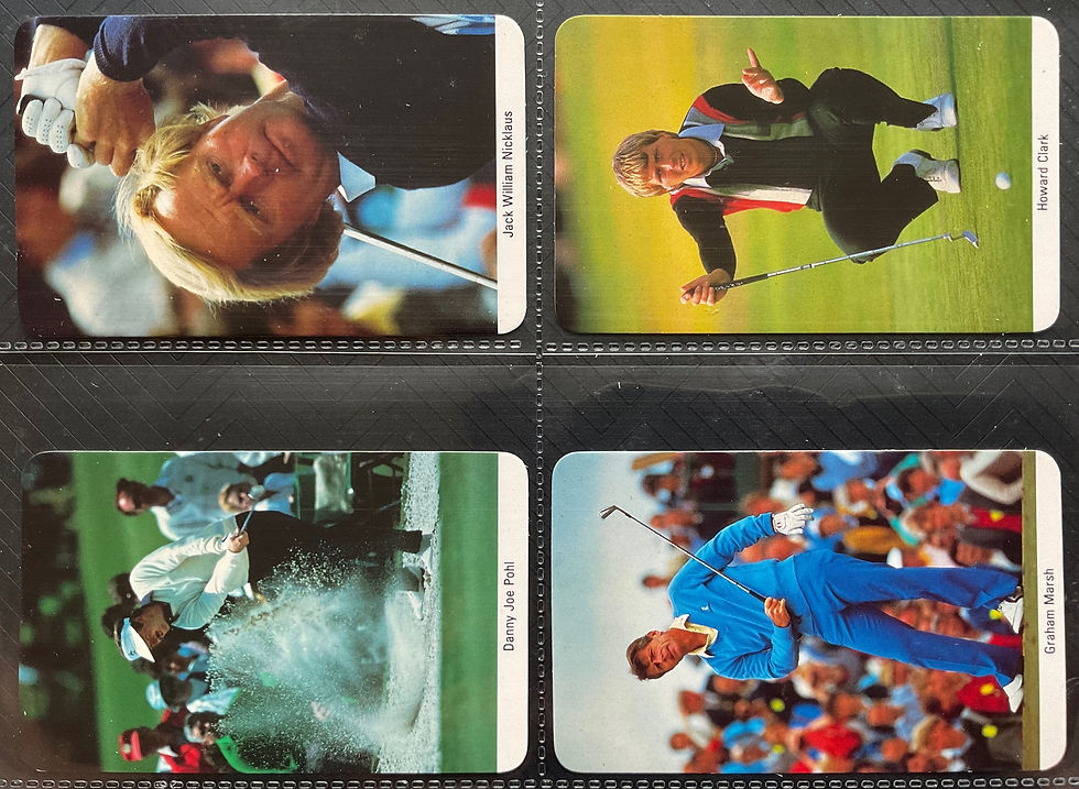 Thumbnail: Fax Pax Golf Trade Cards