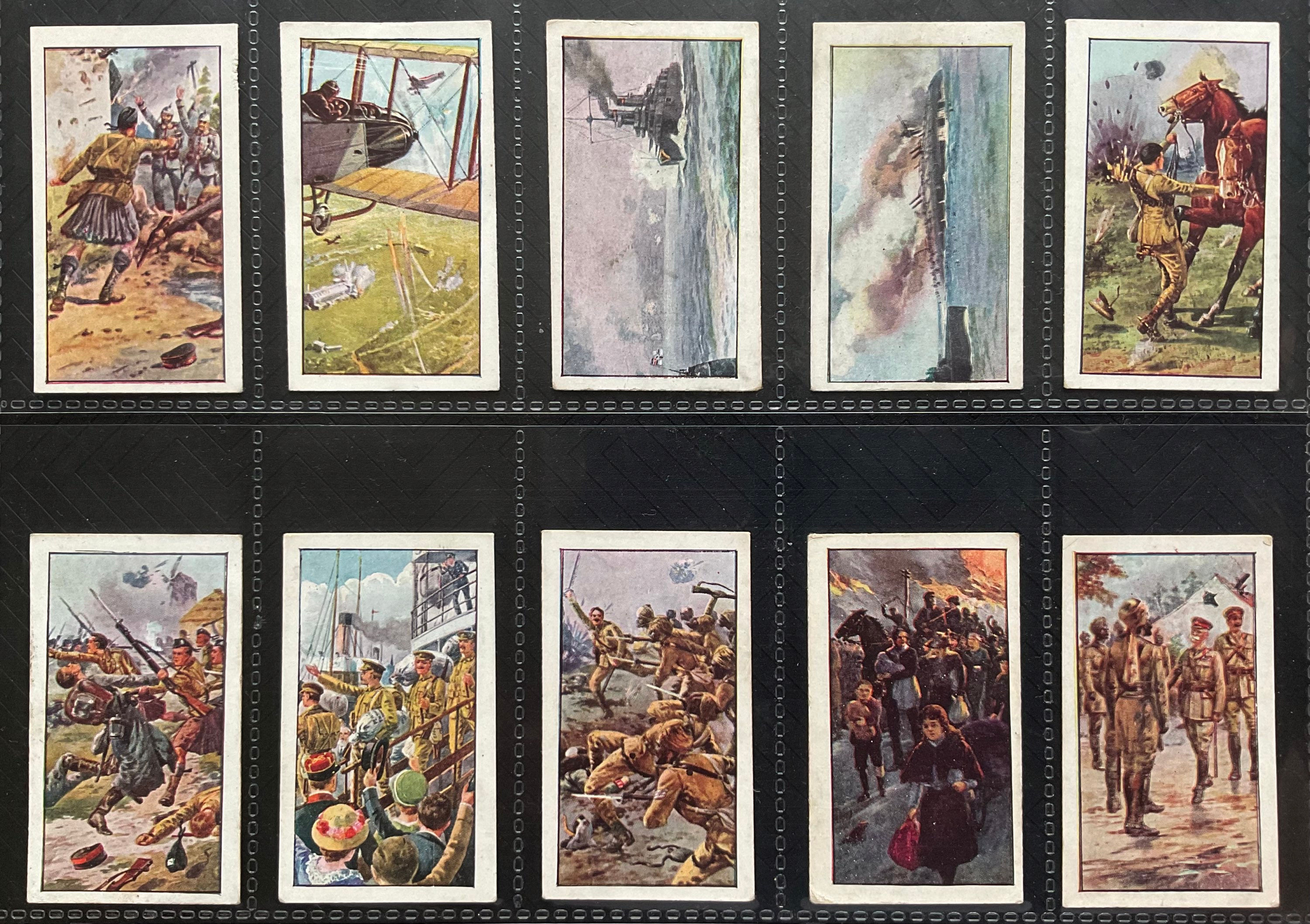 Wills Australian Issue War Incidents Cigarette Cards