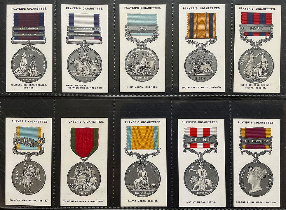 Thumbnail: Players Decorations & Medals Cigarette Cards