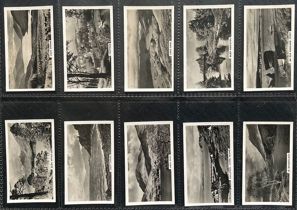 Thumbnail: Pattreiouex Beautiful Scotland Cigarette Cards