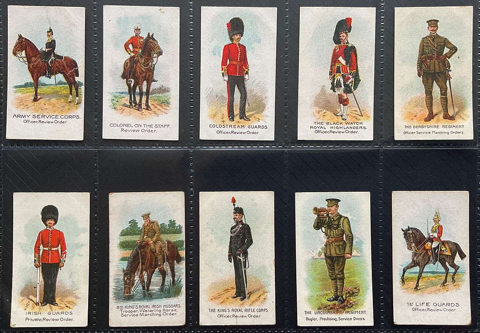 Thumbnail: Wills  Scissors Types Of The British Army Cigarette Cards