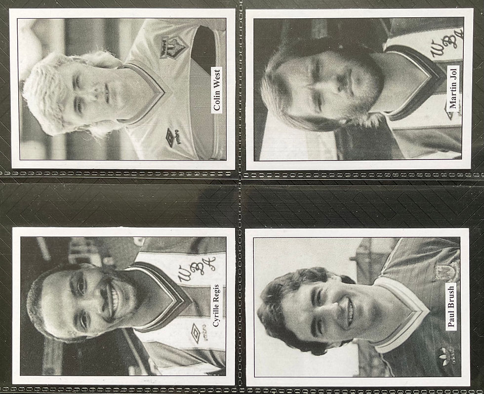 Thumbnail: Sporting Collectibles Footballers 1980's Football Trade Cards