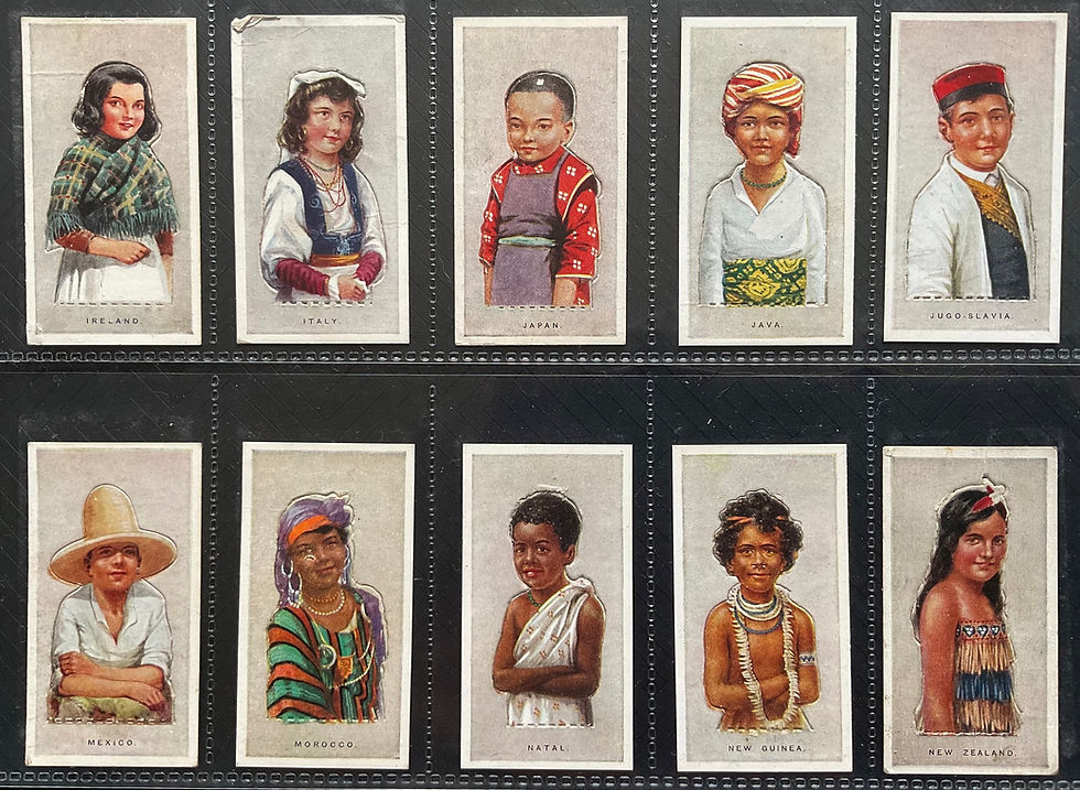 Thumbnail: Wills New Zealand Issue Children Of All Nations Cigarette Cards