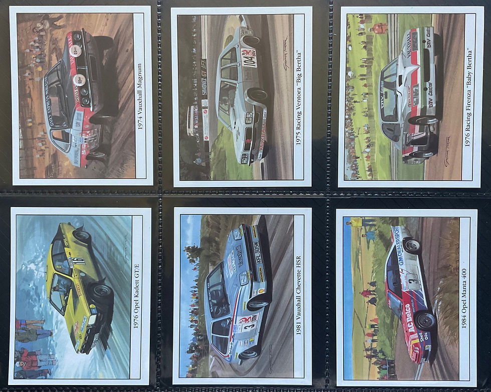 Thumbnail: Vauxhall Motors Vauxhall Motor Sport Series Trade Cards