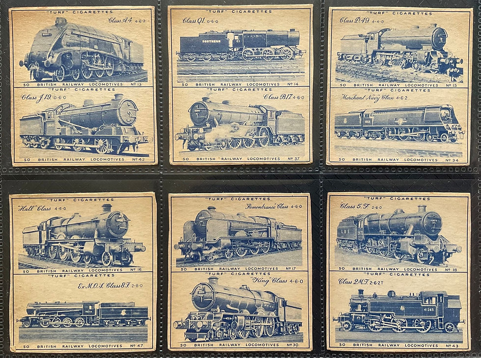 Thumbnail: Carreras Turf British Railway Locomotives Cigarette Cards