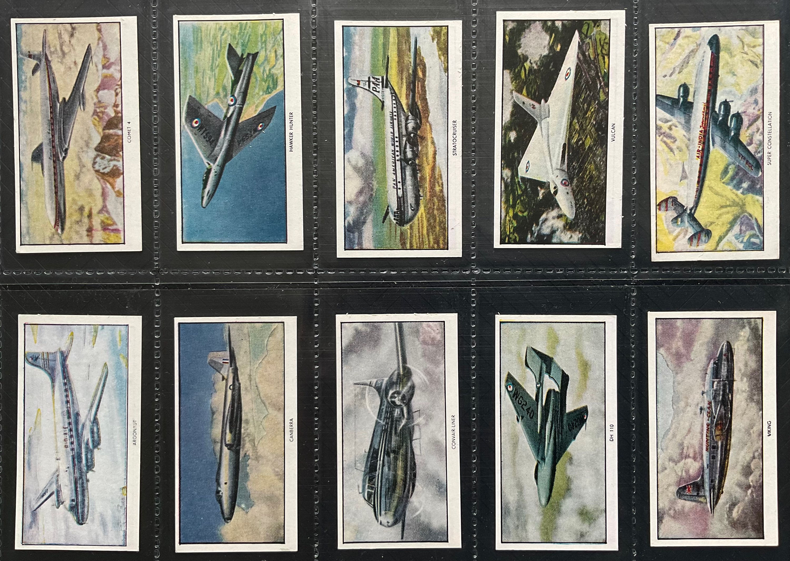 Knockout Super Planes Of Today Trade Cards