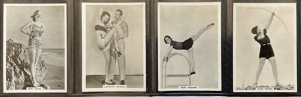 Thumbnail: British American Tobacco B.A.T.  Modern Beauties Fourth Series Cigarette Cards