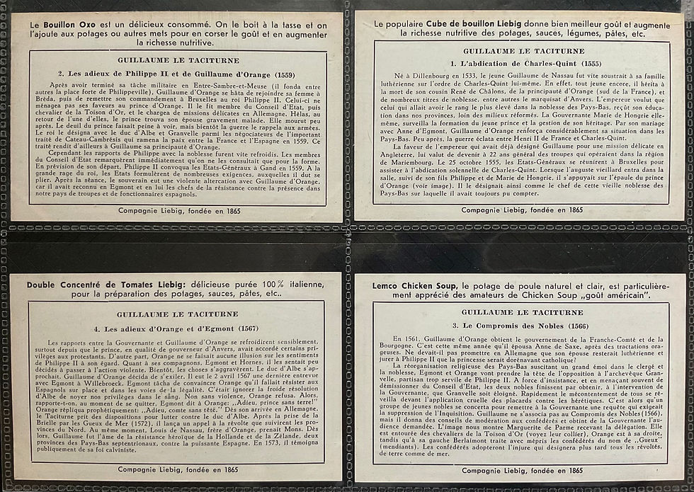 Thumbnail: Liebig William The Silent S1569 Trade Cards