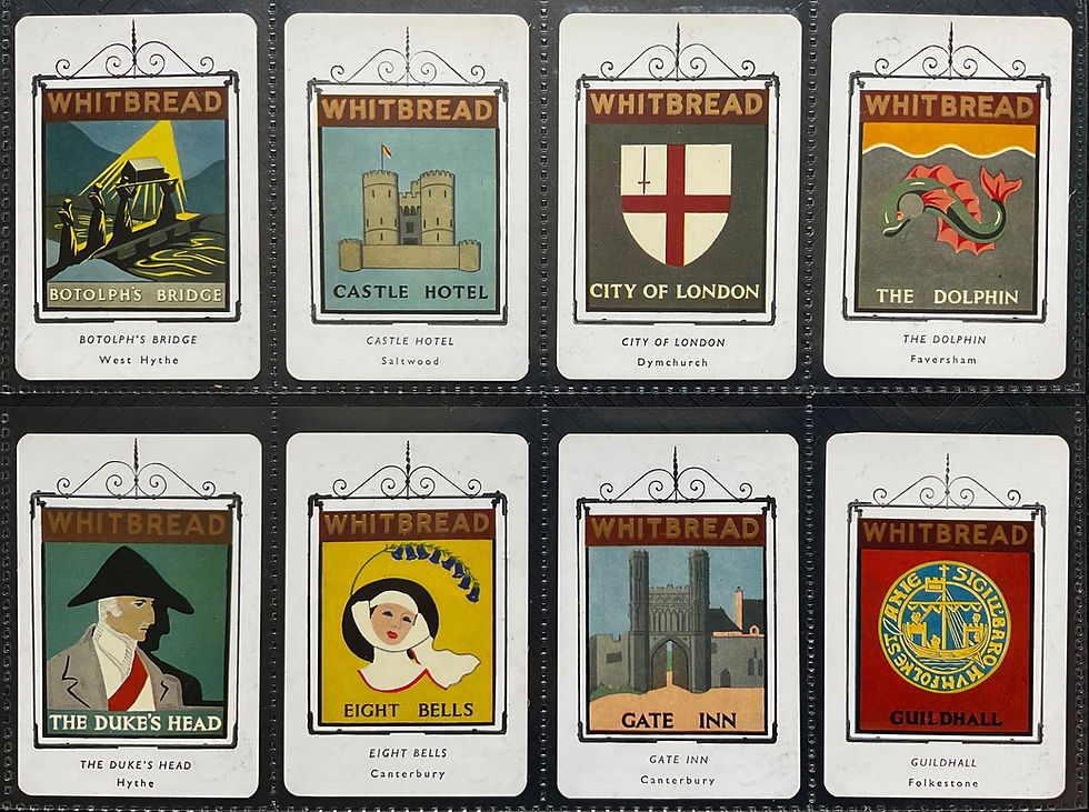 Thumbnail: Whitbread Inn Signs 3rd Series Metal Trade Cards
