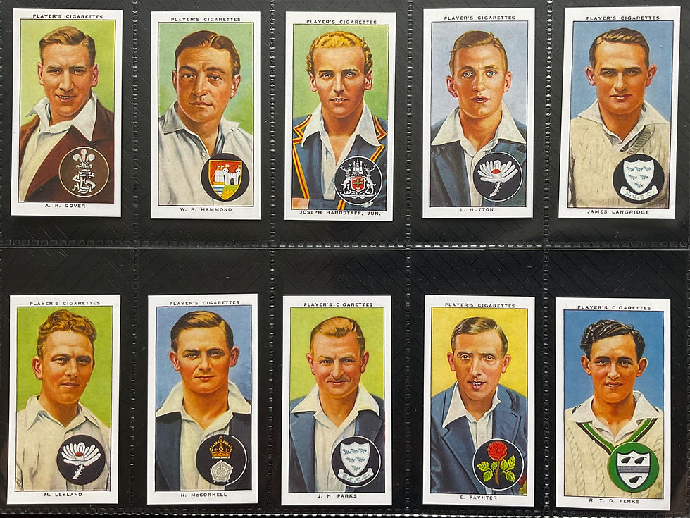 Thumbnail: Players Cricketers 1938 Reproduction Cigarette Cards