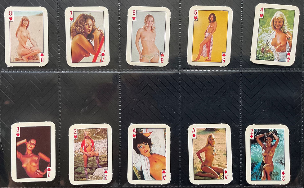Thumbnail: Titbits Pin Ups P/C Inset Trade Cards