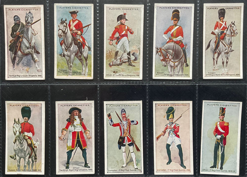 Players Regimental Uniforms 1st Series Brown Cigarette Cards | JSCards